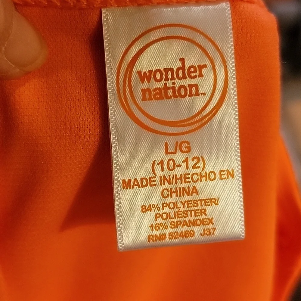 Wonder Nation Girls 2 piece swimsuit